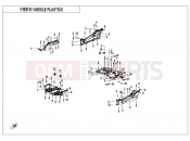 CFMOTO 2026 SSV ZFORCE 800 (CF800SU-3) MIDDLE PLASTICS - F04-3