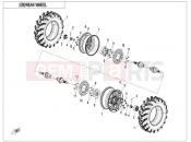 CFMOTO 2026 SSV ZFORCE 800 (CF800SU-3) REAR WHEEL - F11