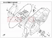 CFMOTO ZFORCE 800 (CF800US-A) CVT CASE ASSY - E01-3