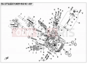 CFMOTO ZFORCE 800 (CF800US-A) CYLINDER HEAD NO.1 ASSY - E02-2