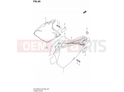 SUZUKI DR-Z400S L2 (2012) (E03,E28,E33) 49 - FRAME COVER (DR-Z400SL2 E33)