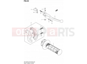 SUZUKI DR-Z400S L2 (2012) (E03,E28,E33) 52 - RIGHT HANDLE LEVER