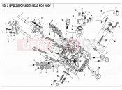 CFMOTO ZFORCE 800 (CF800US-A) CYLINDER HEAD NO.1 ASSY - E02-2