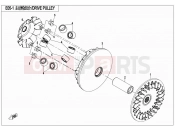 CFMOTO ZFORCE 800 (CF800US-A) DRIVE PULLEY - E05-1