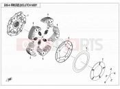 CFMOTO ZFORCE 800 (CF800US-A) CLUTCH ASSY - E05-4