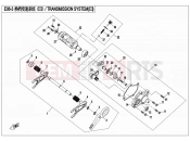 CFMOTO ZFORCE 800 (CF800US-A) TRANMISSION SYSTEM(â¢) - E06-3