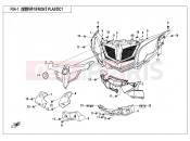 CFMOTO 2019 SSV ZFORCE 800 (CF800US-A) FRONT PLASTICS 1 - F04-1