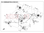 CFMOTO 2019 SSV ZFORCE 800 (CF800US-A) BRAKE SYSTEM(SUMITOMO) - F08-1-B