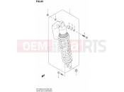 SUZUKI DR-Z400S L2 (2012) (E03,E28,E33) 65 - REAR SHOCK ABSORBER (DR-Z400SL2 E03)