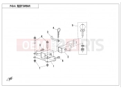 CFMOTO 2019 SSV ZFORCE 800 (CF800US-A) TOWBAR(SPLIT) - F40-A