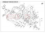 CFMOTO 2019 SSV ZFORCE 800 (CF800US-A) LEFT CRANKCASE COVER ASSY. - E01-5-V1