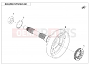 CFMOTO 2019 SSV ZFORCE 800 (CF800US-A) CLUTCH CRUST ASSY. - E05-3