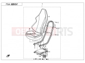 CFMOTO ZFORCE 800 (CF800US-A) SEAT(BLACK) - F13-A