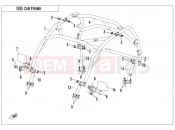 CFMOTO ZFORCE 800 (CF800US-A) CAB FRAME(NA) - F23-B