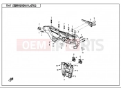CFMOTO 2021 SSV ZFORCE 800 (CF800US-A) REAR PLASTICS 2 - F04-7