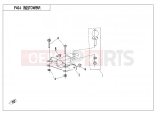 CFMOTO 2021 SSV ZFORCE 800 (CF800US-A) TOWBAR(INTEGRATED) - F40-B