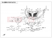 CFMOTO ZFORCE 800 (CF800UTR) FRONT PLASTICS 1 - F04-1
