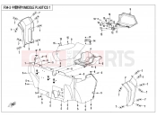 CFMOTO ZFORCE 800 (CF800UTR) MIDDLE PLASTICS 1 - F04-3
