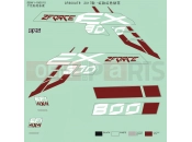 CFMOTO ZFORCE 800 (CF800UTR) DECAL(RED) - F19-1-A