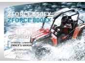 CFMOTO ZFORCE 800 (CF800UTR) OWNER'S MANUAL - F38-V2