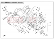 CFMOTO ZFORCE 800 (CF800UTR) LEFT CRANKCASE COVER ASSY. - E01-5-V1