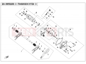 CFMOTO ZFORCE 800 (CF800UTR) TRANSMISSION SYSTEM (3) - E06-3-V1