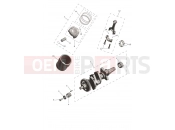 TRIUMPH DAYTONA 660cc - CM3407 > Crankshaft, Conrods & Pistons