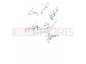 Triumph 2026 TRIDENT 660cc CN4040 > Handlebars, Top Yoke & Mirrors