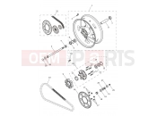 Triumph 2026 TRIDENT 660cc CN4040 > Rear Wheel