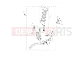 Triumph 2025 Tiger 1200 GT Explorer from AV5527
 Front Brake Master Cylinder