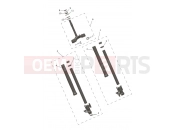 Triumph 2026 Trident 800 Front Forks & Lower Yoke Assy