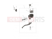 Triumph 2026 Trident 800 Front Brake Master Cylinder & Hoses