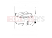 TRIUMPH Tiger 850 Sport Top Box Aluminium (Expedition)