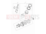 TRIUMPH Tiger 1200 GT Pro Crankshaft, conrods & pistons