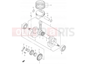 SUZUKI DR-Z400S Y (2000) (E02) 6 - CRANKSHAFT