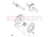 SUZUKI DR-Z400S Y (2000) (E02) 7 - STARTER CLUTCH