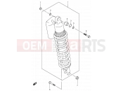 SUZUKI DR-Z400S Y (2000) (E02) 53 - REAR SHOCK ABSORBER