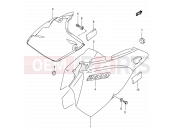 SUZUKI DR-Z400S Y (2000) (E03,E28,E33) 38 - FRAME COVER (MODEL Y)