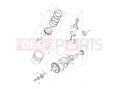 Triumph 2026 TIGER SPORT 660cc from CN4034 Crankshaft, Conrods & Pistons