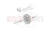TRIUMPH SCRAMBLER 900 - Liquid Cooled - > CM9963 Front Wheel