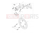 Triumph 2021 TIGER 900 Rear Brake Caliper & Discs
