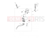 Triumph 2026 STREET TRIPLE 765 RX Front Brake Master Cylinder & Hoses