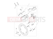 TRIUMPH ROCKET 3 STORM GT Rear Caliper & Disc