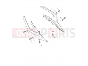 TRIUMPH TRIDENT 660cc CB1390 > CN4039 Grab Handles - India Only