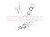 Triumph 2026 Tiger 1200 Rally Pro Crankshaft, Conrods and Pistons