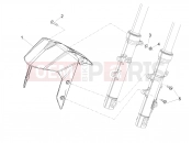 APRILIA SR GT 200 (EU) Front mudguard-Pillar