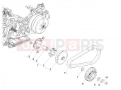APRILIA SR GT 200 (EU) Half-pulley assy., driving