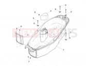 APRILIA SR GT 200 (EU) Saddle compartment