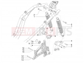 PIAGGIO Beverly 310 25° Anniversario (EU) Rear suspension - Shock absorber/s