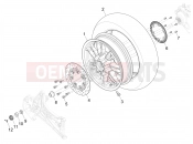 PIAGGIO Beverly 400 25° Anniversario (EU) Rear wheel